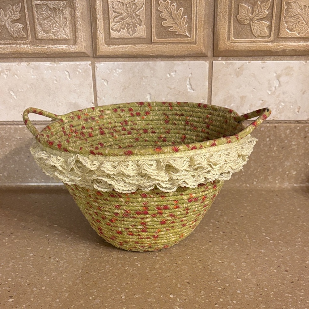 V-Shaped Wrapped Bowl home made